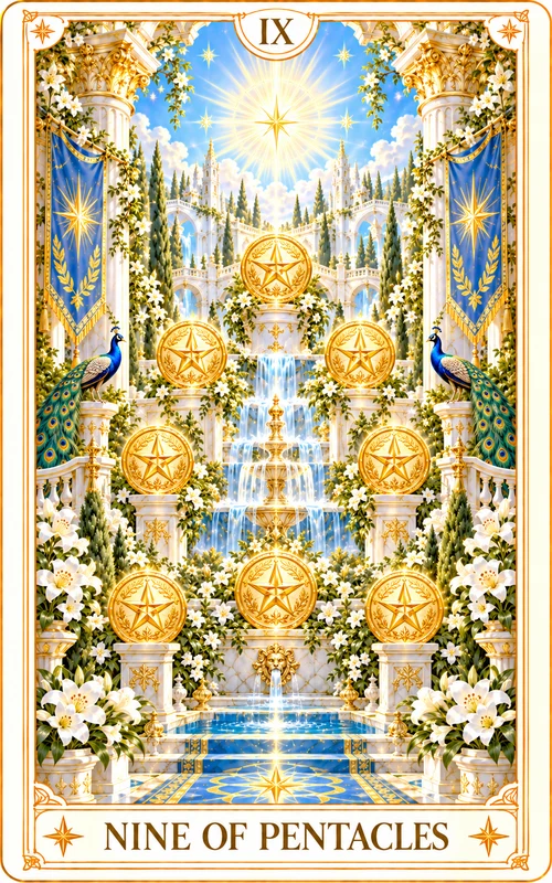 Nine of Pentacles